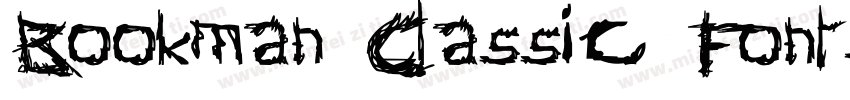 Bookman Classic Font字体转换